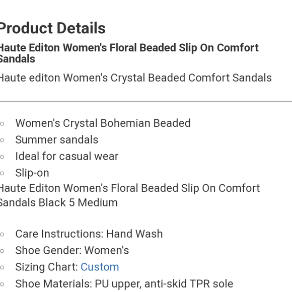 Haute edition slip on sandals size 9 - Picture 4 of 13